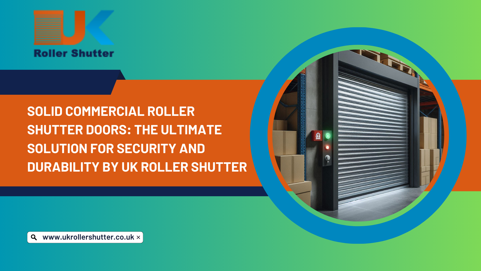 Solid Commercial Roller Shutter Doors